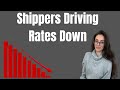 Trucking carnage shippers drive rates down as carriers concede to low rates