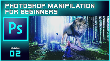 Adobe Photoshop Tutorial #2 Lion and Girl (Photo-Manipulation) Learn Creative Digital Art