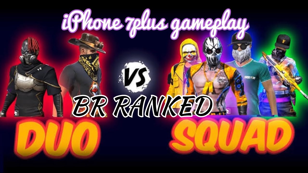 Free fire max gameplay 2vs4 BR ranked iPhone 7plus gameplay 😃| full ...