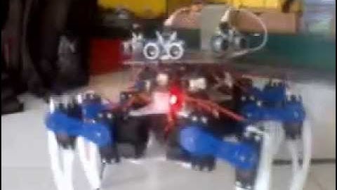 Robot Hexapod Pemadam Api: Test 2
