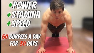 I Did 50 Burpees a Day for 30 Days ! (Monthly Challenge)