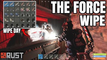 Force Wipe Raiding - Rust Console Edition