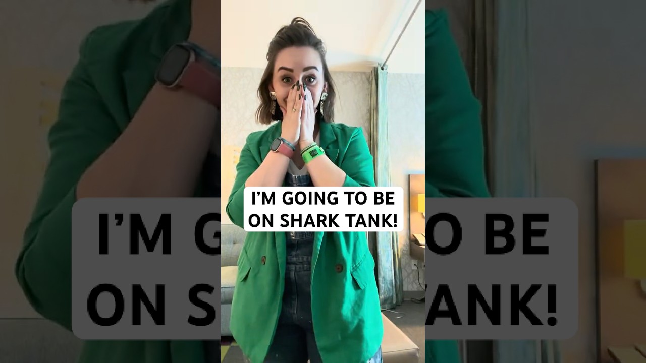 Swimming with the sharks ON SHARK TANK!!! 🦈