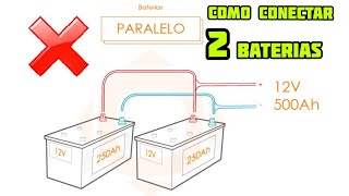 cómo conectar dos baterías a mi controlador solar