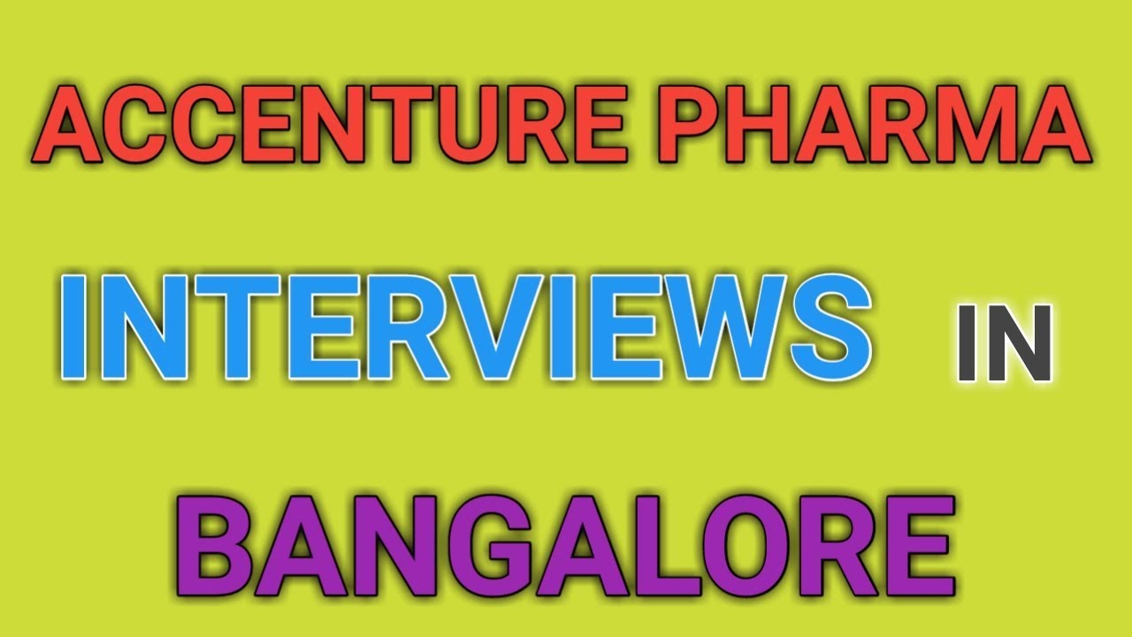 Accenture Pharma Walk in Interviews for Freshers in Bangalore || PHARMA JOBS || jobs for freshers in dubai