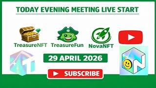 LIVE: TREASURE NFT MEETING | LATEST UPDATES AND INFORMATION | WITHDRAWAL UPDATE NOVANFT |