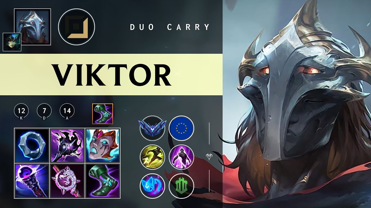 Viktor Carry vs Aphelios - EUW Diamond Patch 26.01