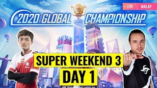 [Malay] PMGC 2020 League SW3D1 | Qualcomm | PUBG MOBILE Global Championship | Super Weekend 3 Day 1