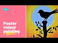 "Poster Colour Painting| Step-by-Step Tutorial for Beginners