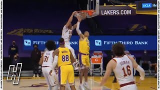 Larry Nance Jr. Putback Dunk Over Kyle Kuzma - Cavaliers vs Lakers | March 26, 2021 NBA Season