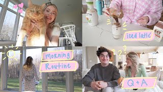 weekly vlog | couples Q&A, morning routine & easy dinner