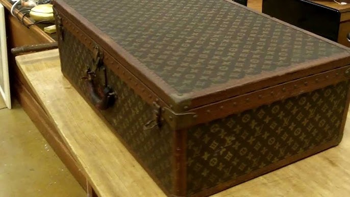 Louis Vuitton Vintage Trunk Vanity Case Restoration