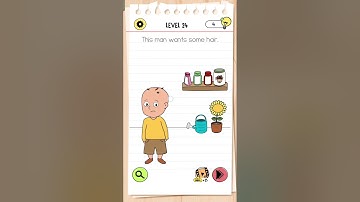 Level 24 - Brain Test 4 - This man wants some hair #braintest4 #braintest #braintestsolution