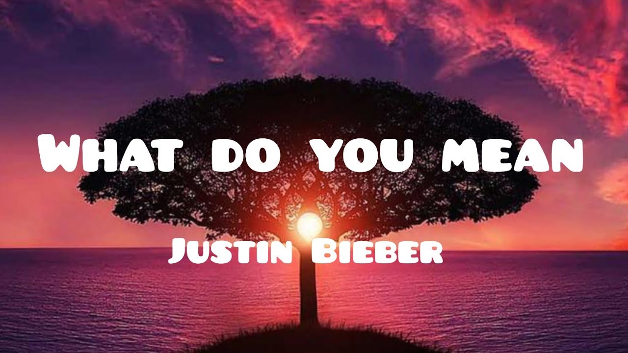 Justin Bieber What Do You Mean (Lyrics) YouTube