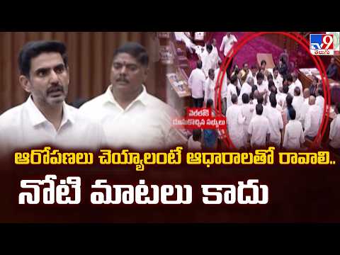 AP Legislative Council: ఆరోపణలు చెయ్యాలంటే ఆధారాలతో రావాలి.. నోటి మాటలు కాదు: Nara Lokesh - TV9 - TV9