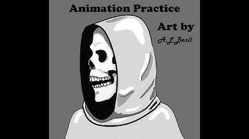 Talking skull: Animation Practice.