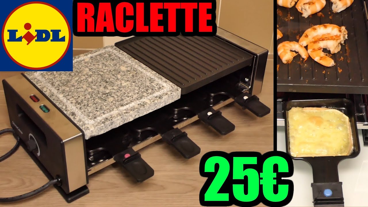 SILVERCREST Appareil à Raclette-Grill 1 300 W 8 Personnes Cuisine Fête  Repas