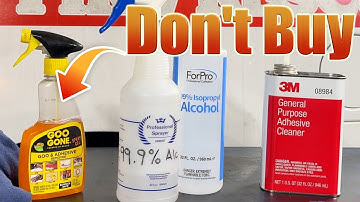 Stop met het kopen van GOO GONE! Probeer dit eens.