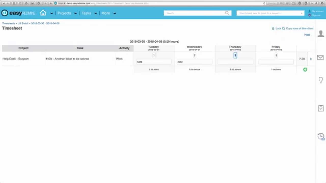 log time spent on projects through timesheets easy redmine youtube