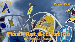 Detailed Look at Pixar Art on the Esplanade