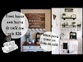 😱Como hacer una estación de café con solo $35  | Barra de café | ideas para la estación de café