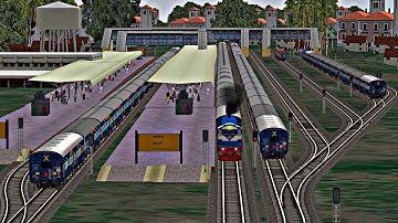 56962 Vasco Da Gama Kulem Passenger Part 1 || GLW KJM WDP-4B 40017 || MSTS OR KOBRA Route