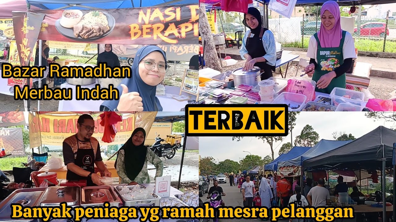 RAMADHAN HARI KE 5 TETAP SEMANGAT ‼️ BAZAR RAMADHAN MERBAU INDAH 