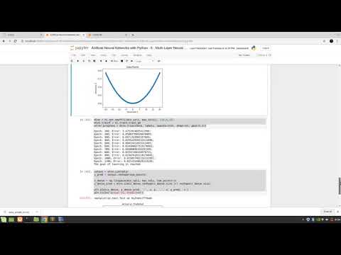 Artificial Neural Networks with Python - 6 - Multi-Layer Neural Network