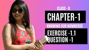Exercise-1.1, Question-1 || Class 6 Maths Chapter 1- Knowing our Numbers NCERT || Udaan Classes