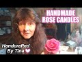 Handmade Rose Candles | Candle Making | Handcrafted Candle Art