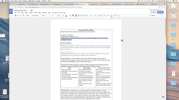 Giving Feedback/Comments  in Google Docs