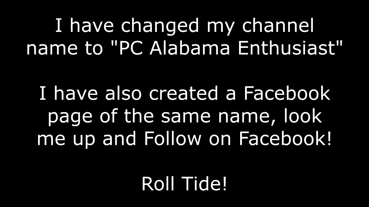 Name Change & Facebook Page Notification - YouTube