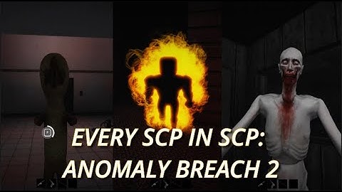ALL SCP LIST (almost) | SCP: Anomaly Breach 2 | Roblox