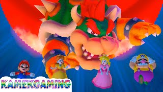 Mario Party 10 Bowser Party Mario+Peach+Daisy+Wario Vs Bowser #kamekgaming