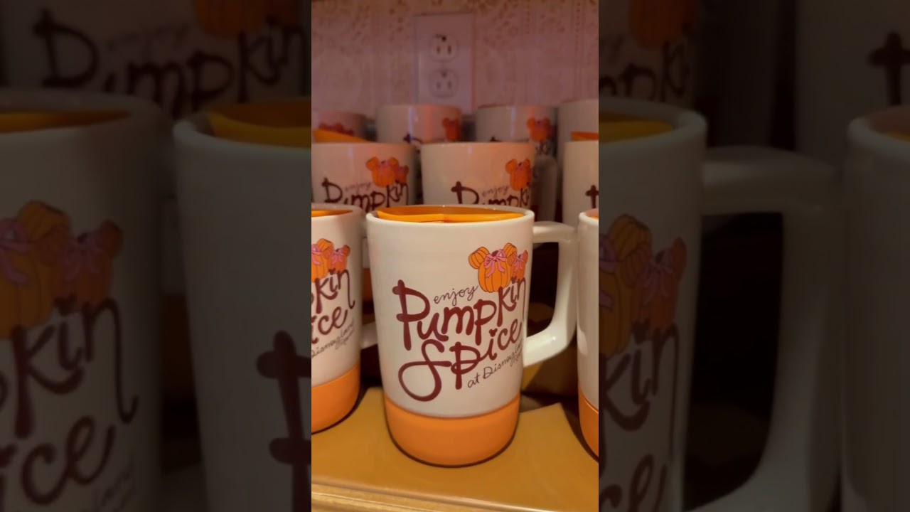 New Starbucks Pumpkin Spice Merchandise has Arrives at the Disneyland Resort!