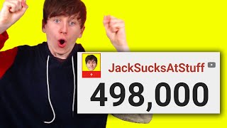 ALMOST HALF A MILLION SUBSCRIBERS!
