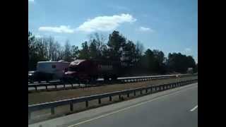 HDT Hauler leaving Va thru N.C. heading South on I-95