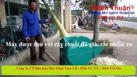 Máy Băm Cỏ Voi, Thân Cây Ngô, Băm Cây Chuôi 2 tấn giờ