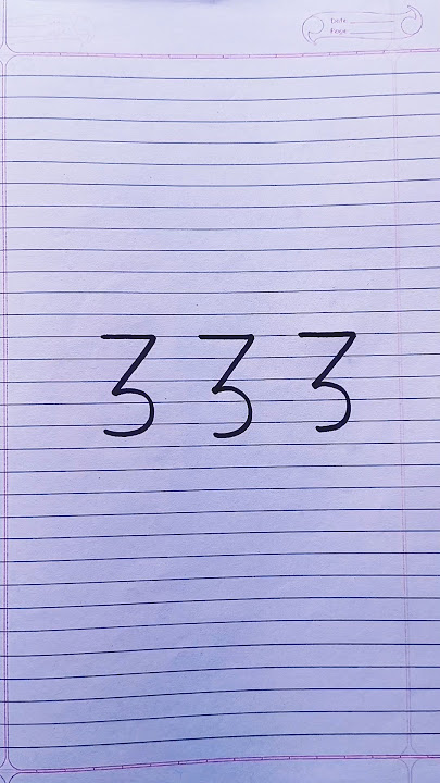 Tiger Drawing 333 Number #drawing #shorts #art #tigerdrawing