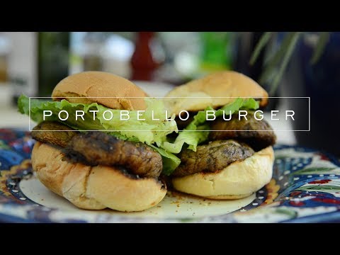 How to Grill Portobello Veggie Burgers