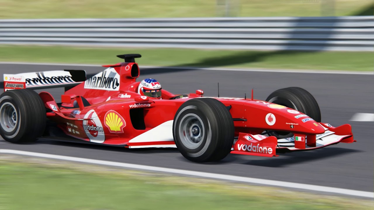 Assetto Corsa Ferrari F2004 Hotlaps At The Red Bull Ring YouTube