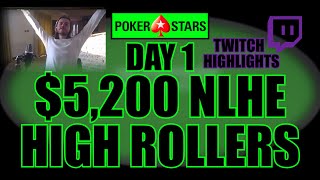 CRUSHING day 1 of a 5K HIGH ROLLER on STARS! screenshot 1