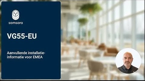 VG55 Installation Video- nlNL