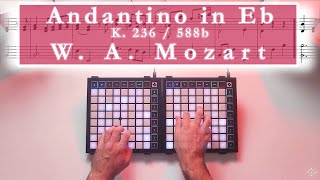 Andantino in Eb // W. A. Mozart K.236 / 588b [RCM Level 6, LPX keygrid]