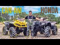 CAN-AM VS HONDA | DEEP MUD RIDING!