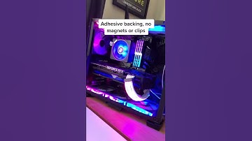 BTF-LIGHTING: WS2812B RGB PC Light Strip 4PCs 19in Individually Addressable LED Strip for 5V