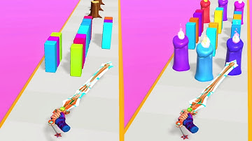 Sword Meltar Game! Satisfying and relaxing ASMR slicing video