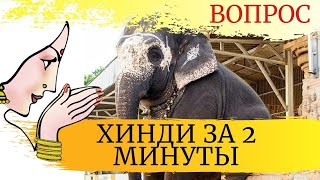 Учим Хинди За 2 Минуты - Вопросы / Learn Hindi In 2 Minutes