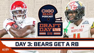 2025 NFL Draft Day LIVE: Chicago Bears FINALLY Select a RB | CHGO Bears
