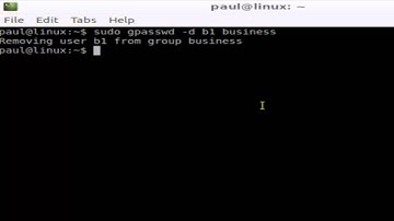 How to remove user from group in linux